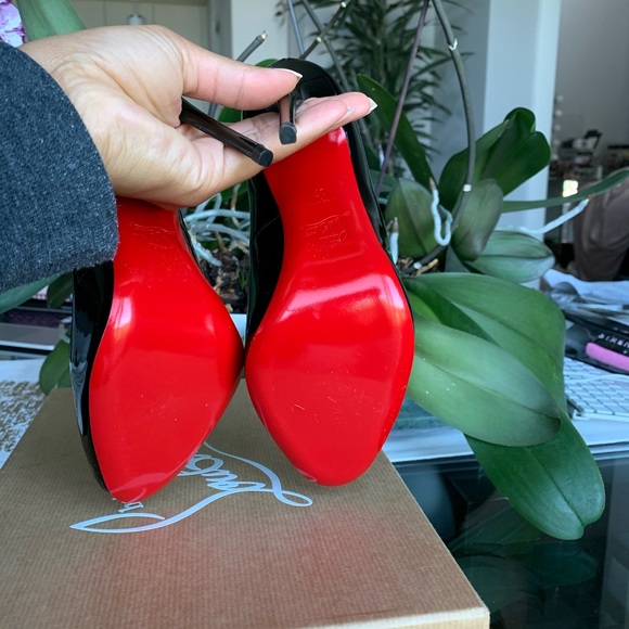 ❌SOLD❌Christian Louboutin Youpi 120 Peep Toe - Picture 5 of 5